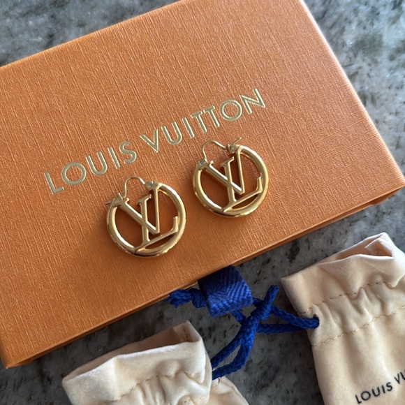 Louis Vuitton PM Hoop Earrings - Picture 2 of 4